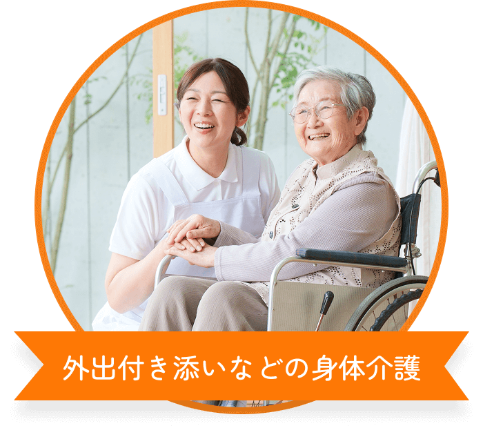 外出付き添いなどの身体介護